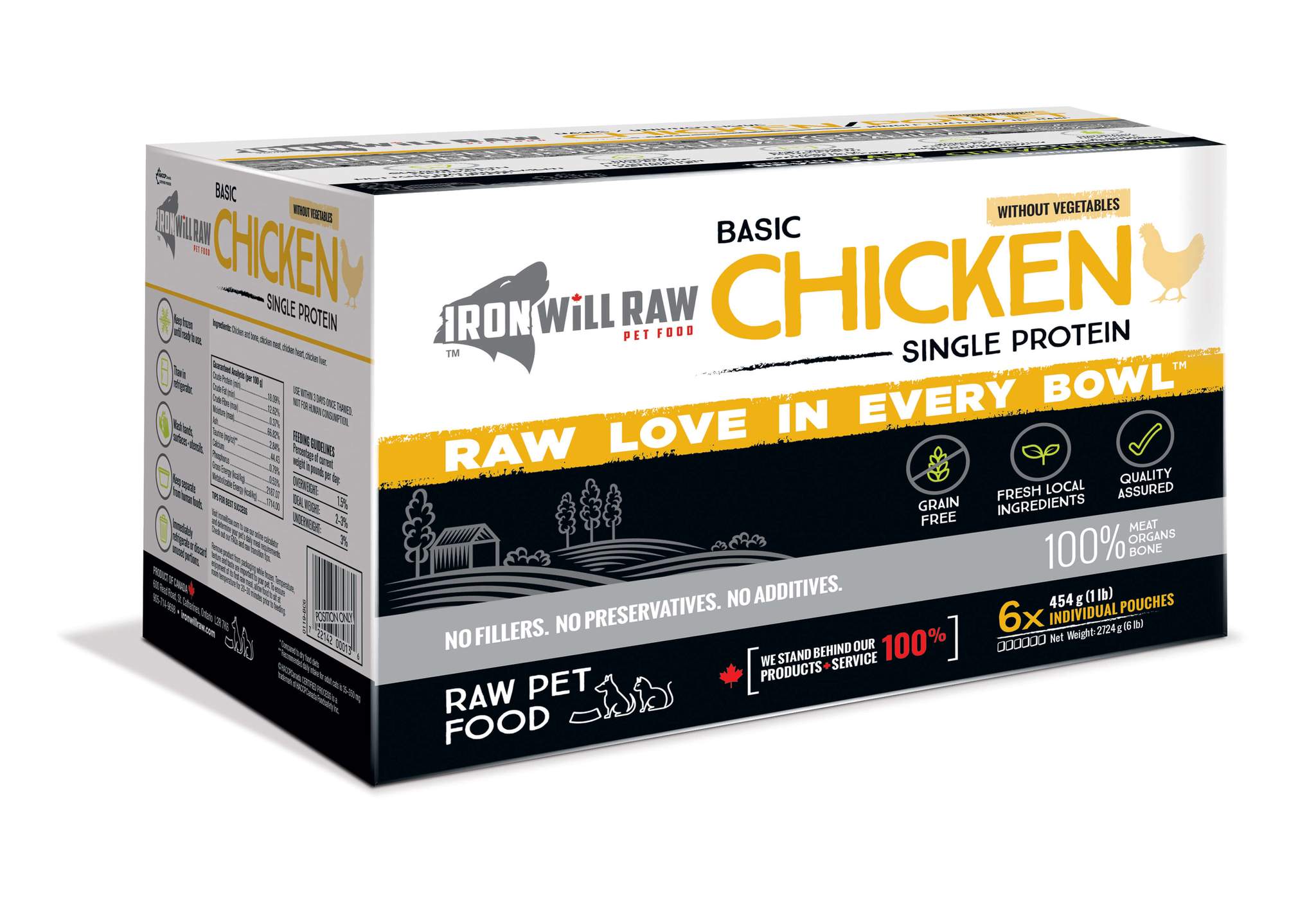 IronWillRaw with Basic Chicken